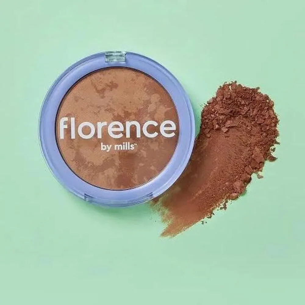 NEW Florence By Mills Out Of This Whirled Marble Bronzer Powder in Warm Tones